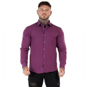 NWT Gingtto Men's Dress Shirt, Medium